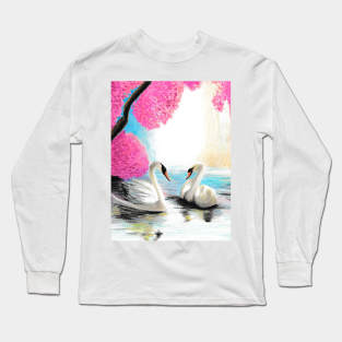 Amor de cisnes Long Sleeve T-Shirt